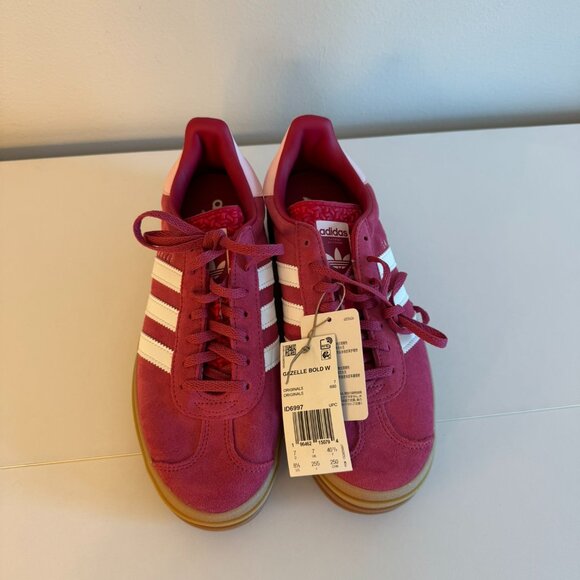 adidas Shoes - Adidas Gazelle Bold Pink 'Wild Pink Gum'  NWT!!!